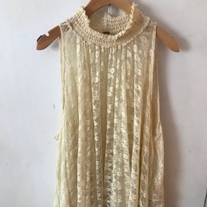 Free People Lace Blouse